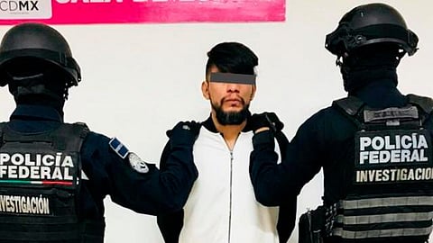 Julio César “N” fue detenido por la Policía Federal (Foto: @Negociosredon2)