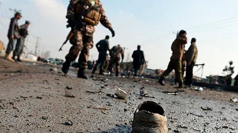 Las fuerzas de seguridad en Ghazni recibieron en dos fases un millar de tropas de refuerzos (Foto: @nertiqatja)