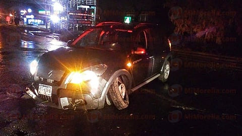 Sólo hubo daños materiales, la piloto resultó ilesa (Foto: RED 113)