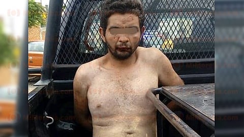 El hombre además invadió una casa (Foto: RED 113)