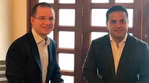 La fotografía fue publicada por el propio excandidato presidencial (Foto: @RicardoAnayaC)