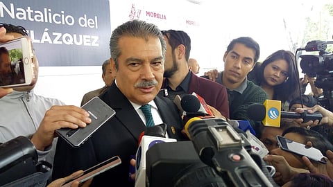 El alcalde señaló que si existen irregularidades graves las dará a conocer, ya que uno de sus compromisos es mantener finanzas sanas e información clara a los morelianos (Foto: Cristian Ruiz)