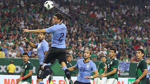 Con cuatro goles (dos de Suárez), Uruguay le ganó a México (Foto: @Uruguay)