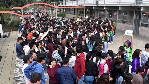 Al sonar la alarma, el personal se dirigió a los 27 puntos de reunión (Foto: Cortesía)