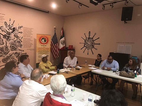 La Semigrante ha reforzado en Estados Unidos acciones que permitan la conformación de clubes de migrantes para trabajar coordinados en favor de sus comunidades de origen (Foto: Cortesía)