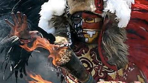 La Ceremonia del Fuego Nuevo es un ritual que realizaban los Mexicas (Foto: Twitter/@carlosacraalva)