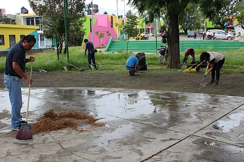 Avanza SSP en recuperación de espacios con “Pintando Alegría”