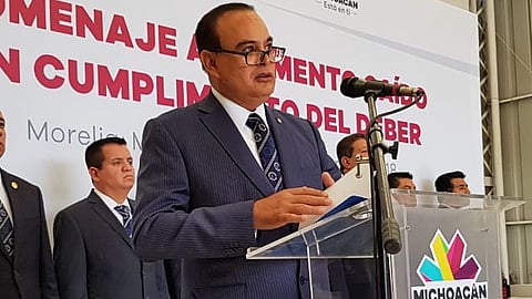 En la demarcación de Uruapan y en los municipios aledaños se mantiene un intenso dispositivo de seguridad (Foto: Cortesía)