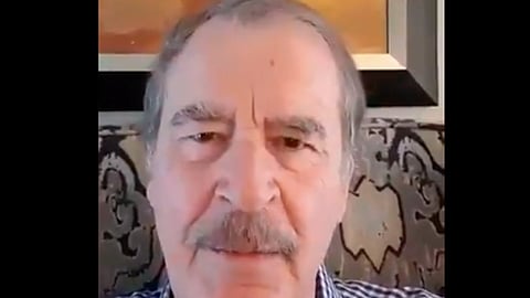 El panista aseguró que AMLO tiene información errónea sobre este método (Foto: captura de pantalla de video de @VicenteFoxQue)