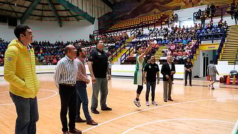 “Fomentar el deporte en los jóvenes para recomponer el tejido social. Gracias por impulsar las actividades deportivas” (Foto: Cortesía)