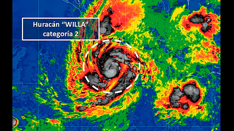 "Willa" provocará tormentas fuertes en el occidente del país (Foto: @conagua_clima)