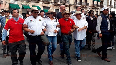 Se aglutinan más de 50 gremios (Foto: Andrea Hernández)