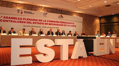 Asamblea Plenaria de la Comisión Permanente de Contralores de Michoacán (Foto: Cortesía)