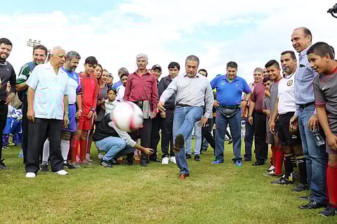 Inaugura Raúl Morón Liga Municipal de fútbol en Morelia