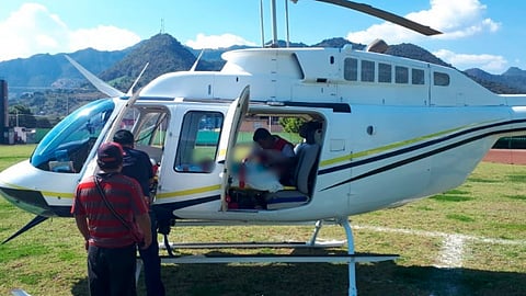 Gracias a la atención eficaz y oportuna del CRUM, se logró preservar la vida de la paciente durante el trayecto (Foto: Cortesía)