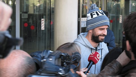 La licencia de manejo de Piqué ya no contaba con puntos (Foto: @MinaiaLlorca)