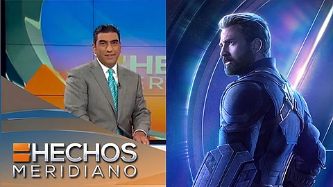 (Foto: Captura de pantalla Youtube Azteca noticias, Twitter @CaptainAmerica)
