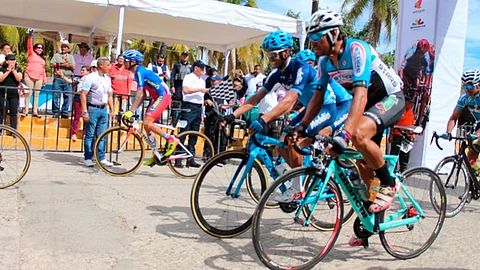 cruzó la meta en el municipio de Apatzingán en un tiempo de 1:278:56 (Foto: Cortesía)