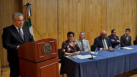 En el marco de este evento se hizo entrega de reconocimientos a abogados postulantes pertenecientes a la Generación Benito Juárez de esta agrupación (Foto Cortesía)