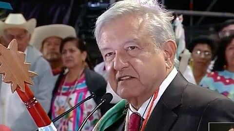 Detonó el entusiasmo de quienes le esperaron durante horas para escuchar su mensaje en vivo. (Foto: Video Captura)