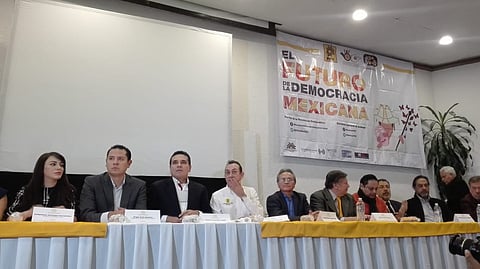 Por su parte, Antonio Soto Sánchez, hizo un llamado a sus correligionarios para que entiendan el momento histórico que les toca jugar (Foto: Sayra Casillas)