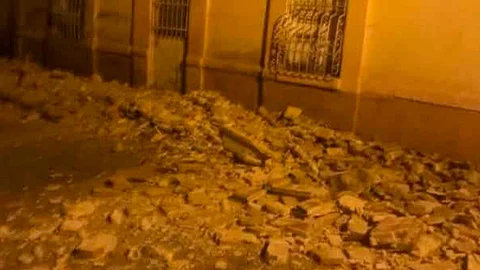 La gente salió de sus hogares (Foto: @milmanrique)