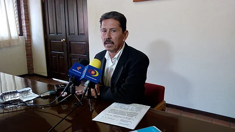 Tentory García señaló que su renuncia es de carácter irrevocable, pero hizo un exhorto al gobernador del estado, Silvano Aureoles Conejo, para reconsiderar el cambio en el Cedemun (Foto: Cristian Ruiz)