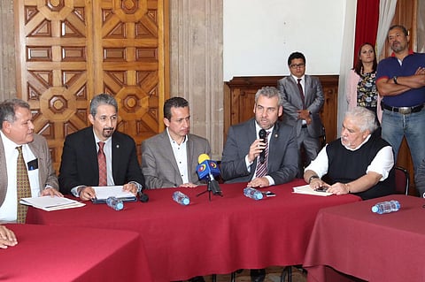 Con la asignación de 500 millones de pesos, la UMSNH podrá pagar salarios y prestaciones a sus trabajadores, destacó el diputado Alfredo Ramírez Bedolla (Foto: Cortesía)