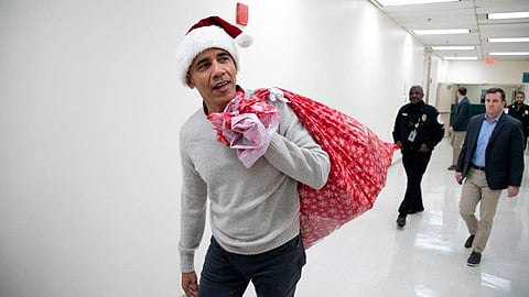 La ex pareja presidencial aprovechó estas fechas para robar algunas sonrisas (Foto: @renemezae)