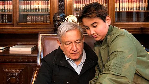 Es el hijo de amlo y Beatriz Gutiérrez (Foto: IG/@lopezobrador)