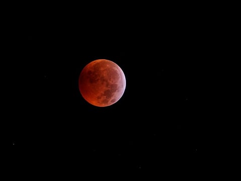 ¿Te lo perdiste? Aquí algunas imágenes del Eclipse total de Luna