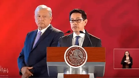 Alberto Velázquez anunció el endeudamiento cero de Pemex (Foto: captura de pantalla/YouTube Gobierno de México)