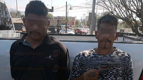 Los detenidos se identificaron como José Manuel O. y José Luis C. (Foto: RED 113)