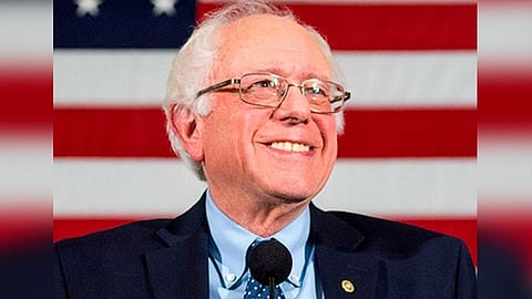 "Buscaré ganar la presidencia de Estados Unidos", dijo (Foto: @BernieSanders)