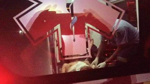 La cónyuge del perjudicado no fue detenida y supuestamente lo acompañó hasta el nosocomio (Foto: RED113)