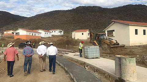 Supervisa SCOP obras en Comunidad Modelo de El Chihuero