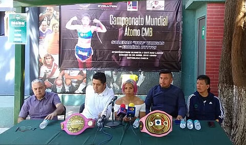 La pugilista comentó que ha mantenido una preparación bastante exigente para llegar de la mejor forma a la pelea y poder arrebatarle el campeonato a Fabiana Bytyqi (Foto: Cortesía)