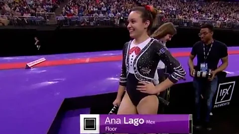 Ana Lago es una gimnasta de Monterrey, Nuevo León (Imagen: captura de video @marcaclaro)