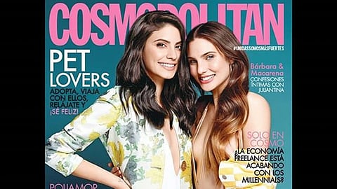 Juliantina fue tendencia mundial cuando se dieron a conocer las imagenes de portada (Imagen: cosmopolitan)