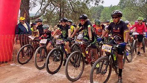 El año pasado, Michoacán logró dos medallas de oro en ciclismo de montaña dentro de la Olimpiada y Nacional Juvenil. Las autoras fueron Natalia Torres y Fátima Híjar (Foto: Cortesía)