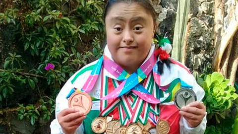 Atleta mexicana con síndrome de Down suma 250 medallas