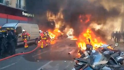 Al momento la Policía ha detenido a 137 personas (Foto: @6W_es)