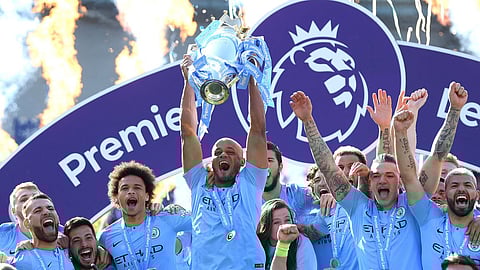 Manchester City salió victorioso en uno de los cierres más cardíacos en la historia del futbol inglés para cerrar una temporada brillante (Foto: Twitter)