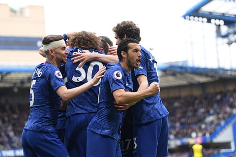 Con 71 puntos, Chelsea superó a Tottenham en la tabla y no solo está en Champions, sino que evitará la fase de clasificación (Cortesía Twitter: @ChelseaFC).