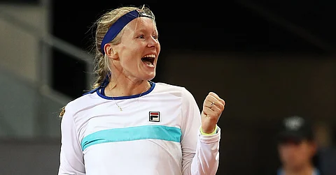 Bertens cobró cuentas atrasadas y por fin venció a su verdugo para avanzar en Madrid (Cortesía Twitter: @WTA)