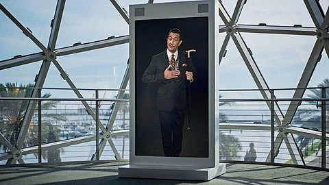 Para llevar a cabo esta representación se requirieron hasta 6 mil fotogramas de Dalí (Foto: Video Captura)