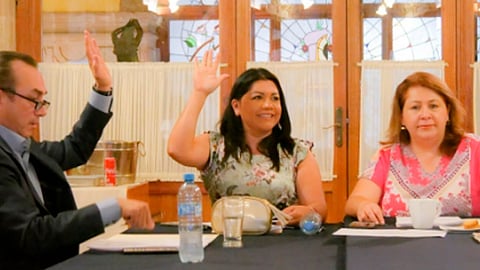 La intención es que la propuesta de presidente sustituto de Nahuatzen, sea reconocida y aceptada por la comunidad (Foto Cortesía)