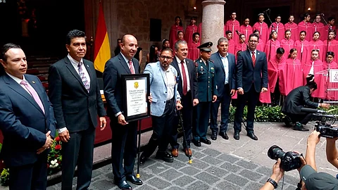Esta es la máxima condecoración que da el ayuntamiento a personajes destacados de la historia de la ciudad
(Foto: Cristian Ruiz)