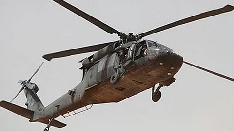 El helicóptero quedó totalmente calcinado(Foto: Ilustrativa)