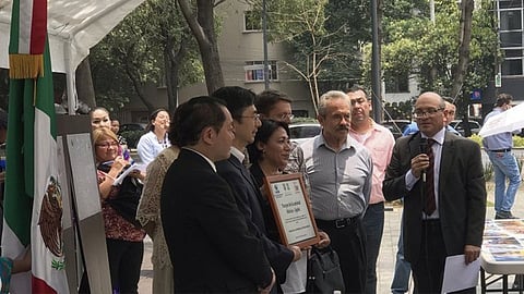 Hitoshi comentó que tienen la mejor disposición de apoyar y cooperar con el país mexicano en asesoría técnica (Foto: @ssbeltran)